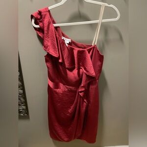 BCBG one shoulder dress